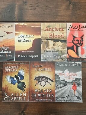 A Navajo Nation Mystery Series Books 1-7 by R. Allen Chappell Paperback‎ Lot